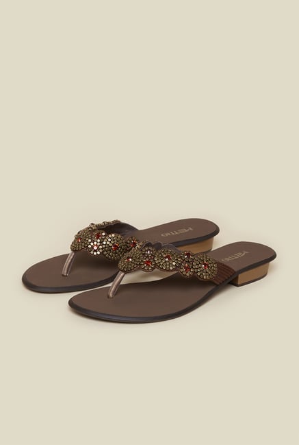 Metro Antique Gold Sandals Metro Antique Gold Sandals