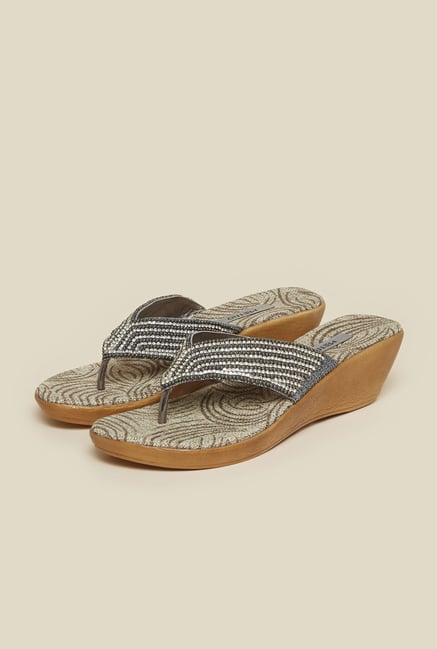 Metro Gunmetal Platform Sandals Metro Gunmetal Platform Sandals