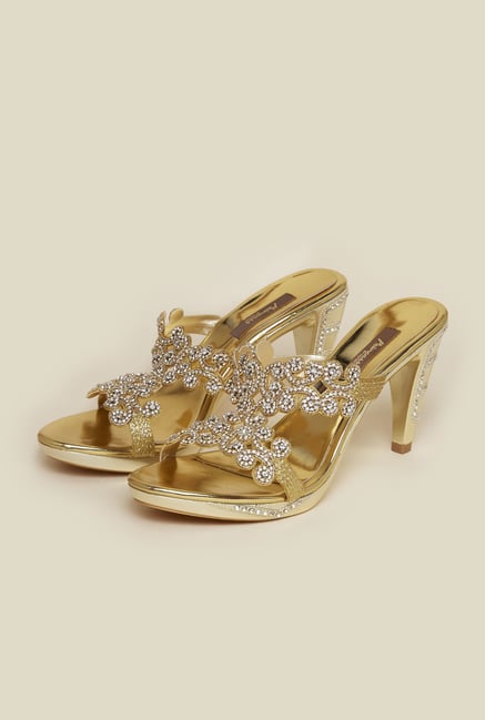 Princess by Metro Gold Mule Cone Sandal Princess by Metro Gold Mule Cone Sandal