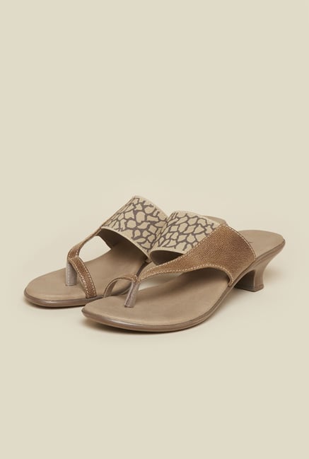 Metro Beige Snakeskin Print Sandals Metro Beige Snakeskin Print Sandals