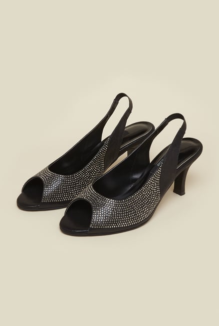 Princess by Metro Black Stiletto Sandals Princess by Metro Black Stiletto Sandals