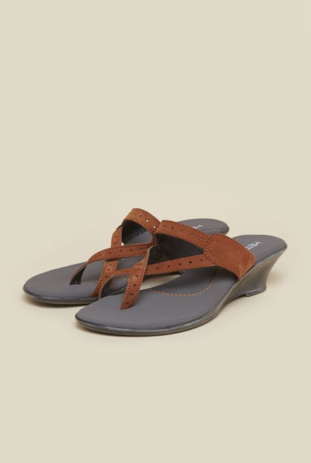 Metro Rust Wedge Sandals Metro Rust Wedge Sandals