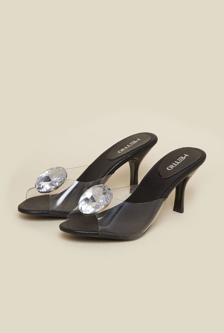 Metro Black Stiletto Sandals Metro Black Stiletto Sandals