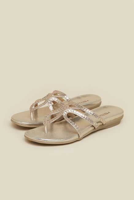 Metro Silver Flat Sandals Metro Silver Flat Sandals