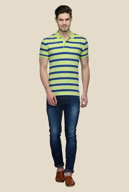 United Colors of Benetton Lime Polo T-shirt United Colors of Benetton Lime Polo T-shirt