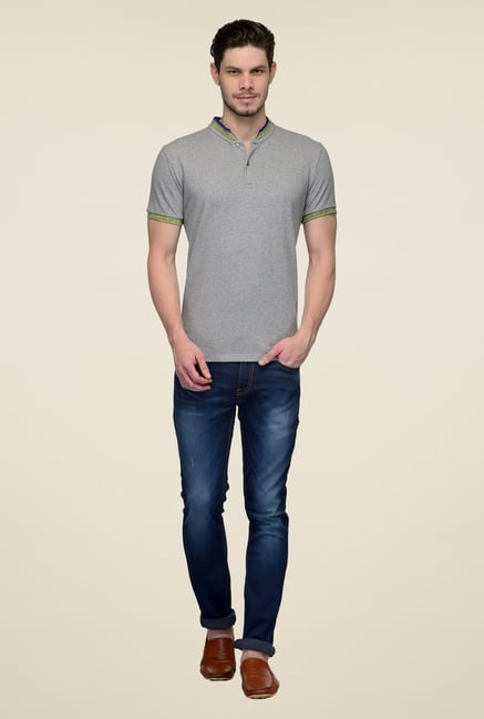 United Colors of Benetton Grey Solid T-shirt United Colors of Benetton Grey Solid T-shirt