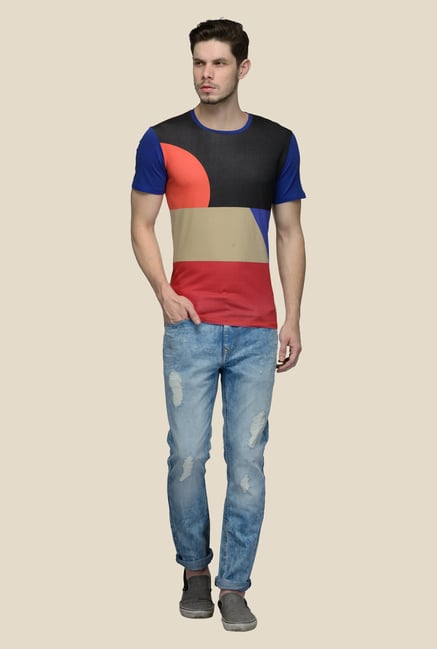 United Colors of Benetton Multicolor Crew Neck T-shirt United Colors of Benetton Multicolor Crew Neck T-shirt