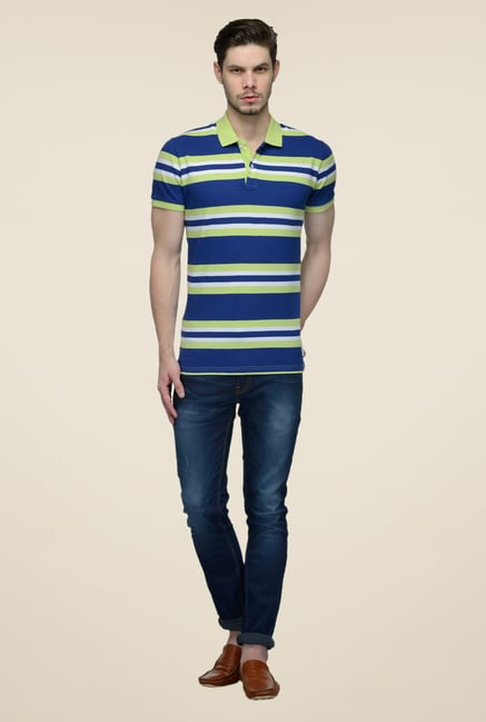 United Colors of Benetton Blue Polo T-shirt United Colors of Benetton Blue Polo T-shirt