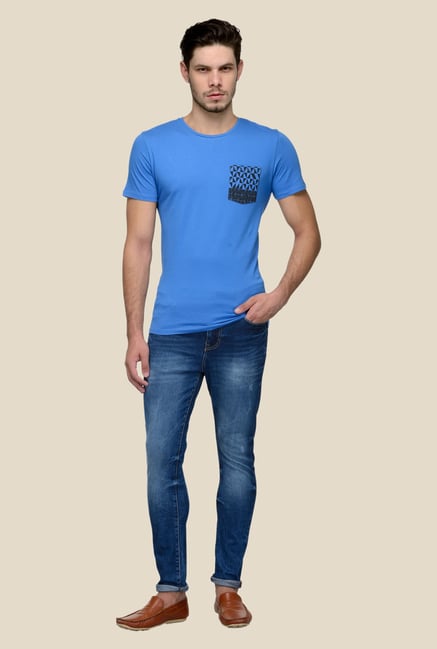 United Colors of Benetton Blue Lightly Washed Jeans United Colors of Benetton Blue Lightly Washed Jeans