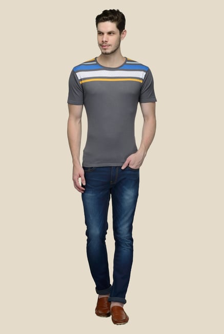 United Colors of Benetton Grey Striped Sweatshirt United Colors of Benetton Grey Striped Sweatshirt