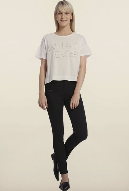 Vero Moda Black Solid Pants Vero Moda Black Solid Pants