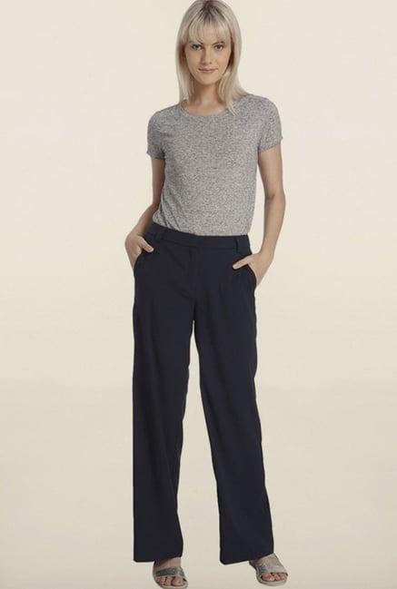 Vero Moda Navy Flared Pants Vero Moda Navy Flared Pants
