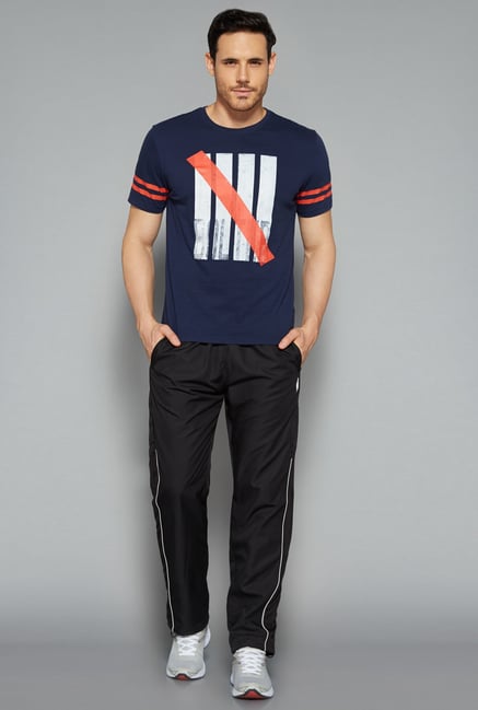 Westsport by Westside Navy Printed T Shirt Westsport by Westside Navy Printed T Shirt
