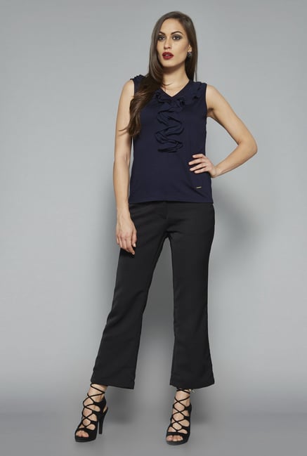 Wardrobe by Westside Navy Solid Top Wardrobe by Westside Navy Solid Top