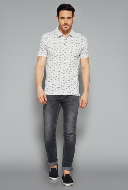 Westsport by Westside Ecru Polo T Shirt Westsport by Westside Ecru Polo T Shirt