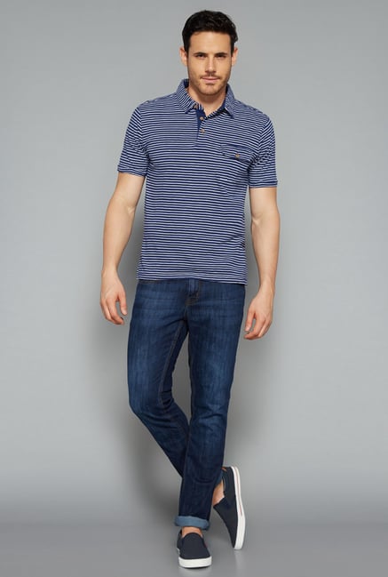 Westsport by Westside Navy Polo T Shirt Westsport by Westside Navy Polo T Shirt