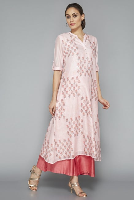 Zuba by Westside Coral Solid Palazzo Zuba by Westside Coral Solid Palazzo