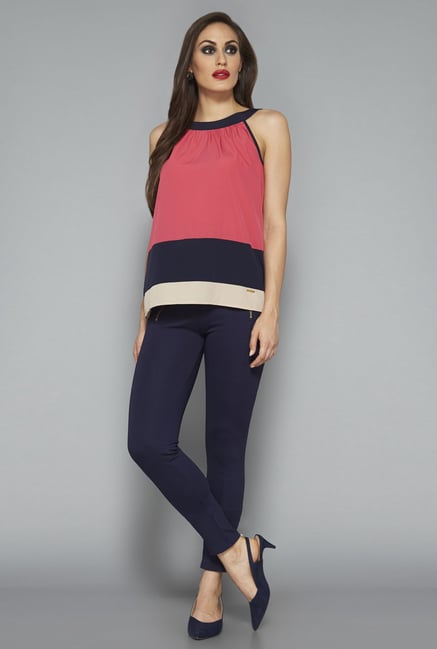 Wardrobe by Westside Coral Solid Blouse Wardrobe by Westside Coral Solid Blouse