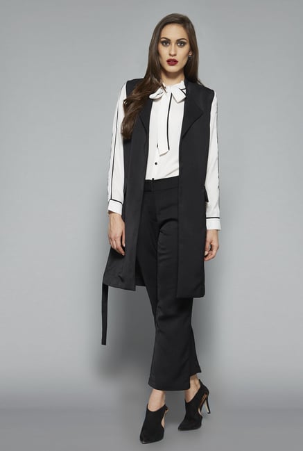 Wardrobe by Westside White Solid Blouse Wardrobe by Westside White Solid Blouse