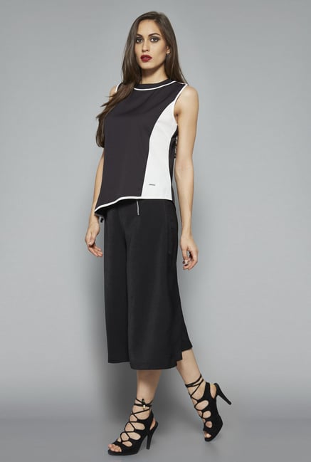 Wardrobe by Westside Black Solid Blouse Wardrobe by Westside Black Solid Blouse
