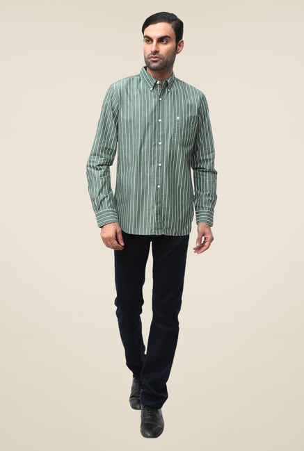 FCUK Green Striped Shirt FCUK Green Striped Shirt