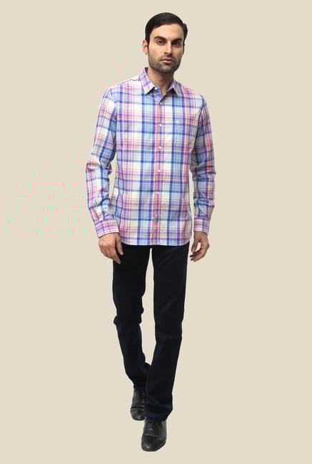 FCUK Multicolor Cotton Full Sleeve Checks Shirt FCUK Multicolor Cotton Full Sleeve Checks Shirt