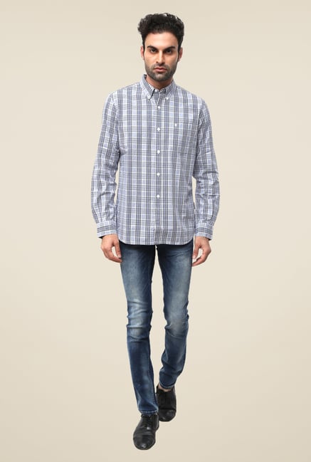 FCUK Grey Checks Shirt FCUK Grey Checks Shirt