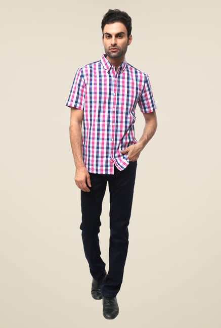 FCUK Pink Checks Shirt FCUK Pink Checks Shirt