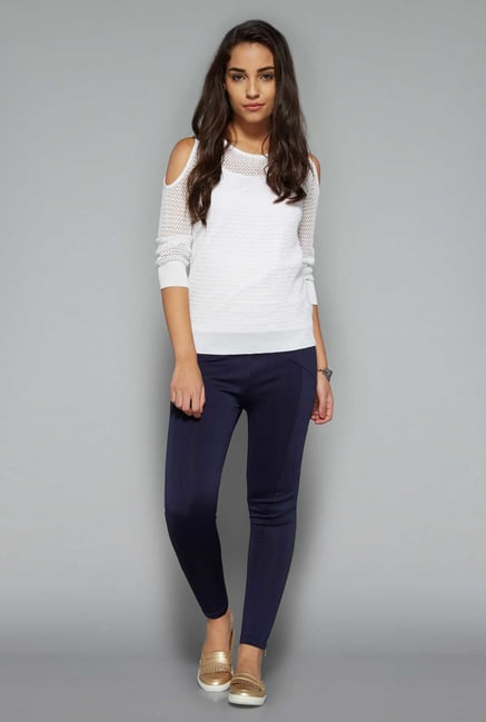 Nuon by Westside White Lace Top Nuon by Westside White Lace Top