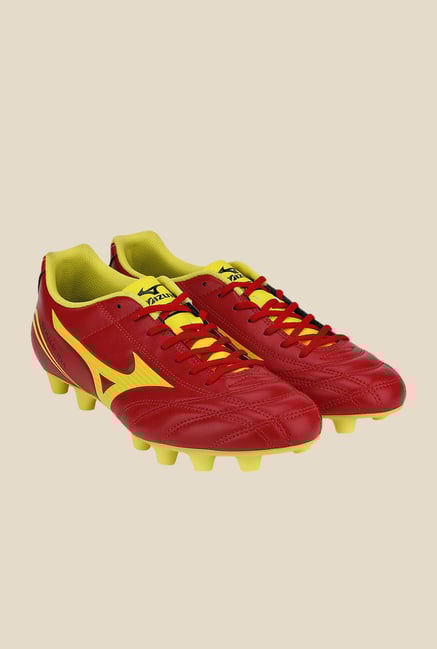 Mizuno Monarcida FS MD (Wide) Red & Green Football Shoes Mizuno Monarcida FS MD (Wide) Red & Green Football Shoes