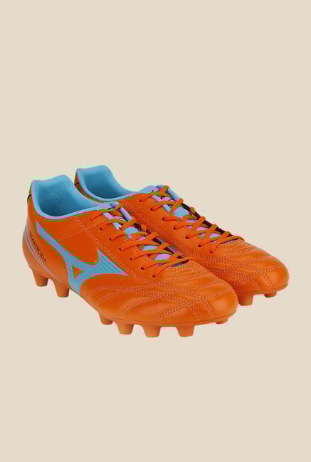Mizuno Monarcida FS MD (Wide) Orange & Blue Football Shoes Mizuno Monarcida FS MD (Wide) Orange & Blue Football Shoes