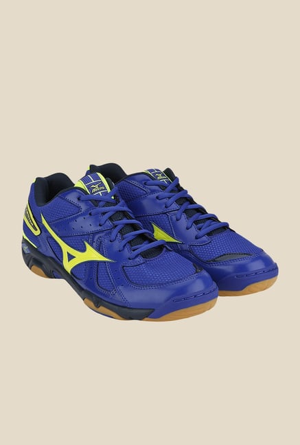 Mizuno Wave Twister 4 Blue & Yellow Sports Shoes Mizuno Wave Twister 4 Blue & Yellow Sports Shoes