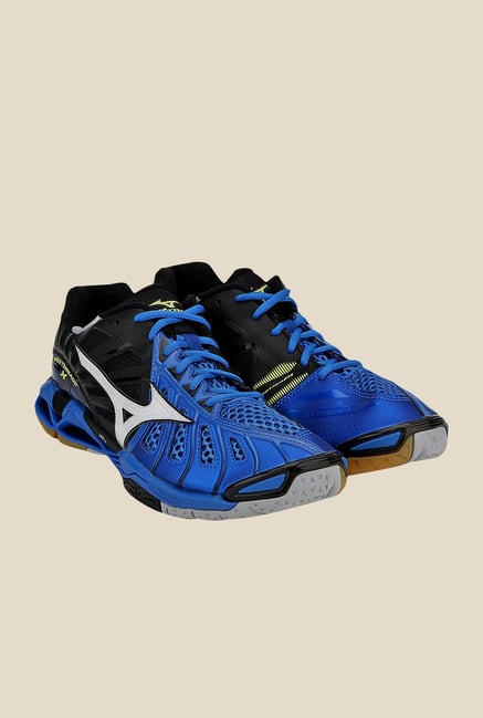 Mizuno Wave Tornado X Blue & Black Sports Shoes Mizuno Wave Tornado X Blue & Black Sports Shoes