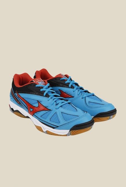 Mizuno Wave Hurricane 2 Blue & Black Sports Shoes Mizuno Wave Hurricane 2 Blue & Black Sports Shoes