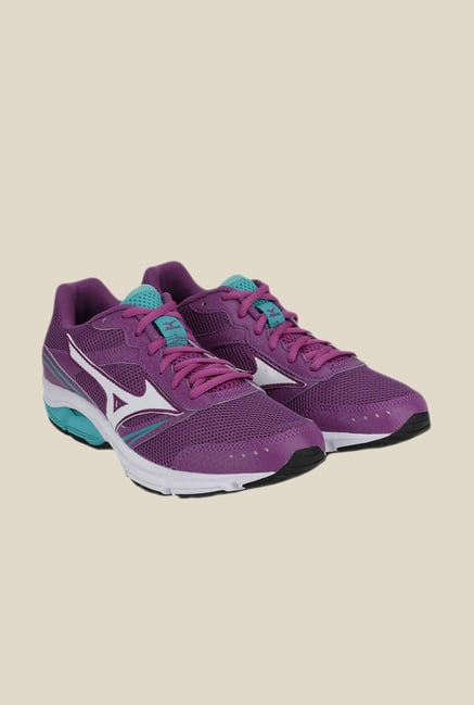 Mizuno Wave Impetus 3 Purple & White Running Shoes Mizuno Wave Impetus 3 Purple & White Running Shoes