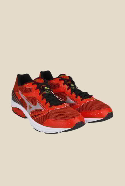 Mizuno Wave Impetus 3 Red & Black Running Shoes Mizuno Wave Impetus 3 Red & Black Running Shoes