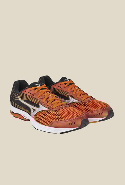 Mizuno Wave Sayonara 3 Orange & Black Running Shoes Mizuno Wave Sayonara 3 Orange & Black Running Shoes