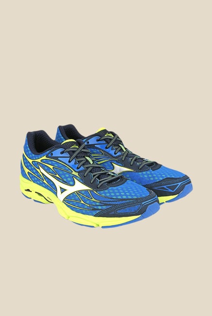 Mizuno Wave Catalyst Blue & Green Running Shoes Mizuno Wave Catalyst Blue & Green Running Shoes