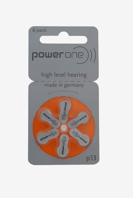 Power One P13 Hearing Aid Battery White Power One P13 Hearing Aid Battery White