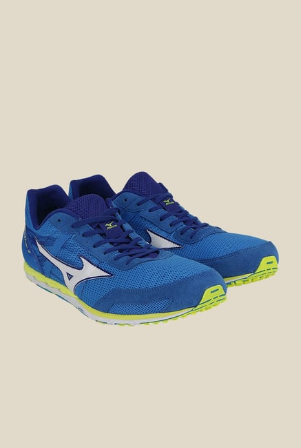 Mizuno Wave Ekiden 10 Blue & White Running Shoes Mizuno Wave Ekiden 10 Blue & White Running Shoes