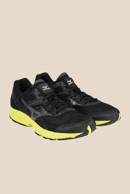 Mizuno Spark Black & Green Running Shoes Mizuno Spark Black & Green Running Shoes