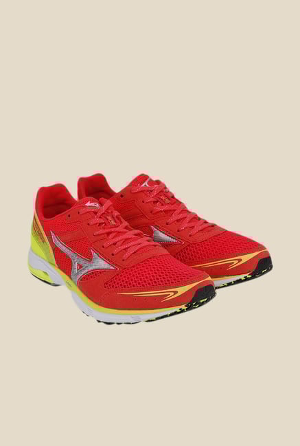 Mizuno Wave Emperor Red & Green Running Shoes Mizuno Wave Emperor Red & Green Running Shoes