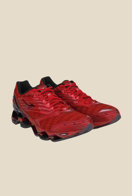 Mizuno Wave Prophecy 5 Red & Black Running Shoes Mizuno Wave Prophecy 5 Red & Black Running Shoes
