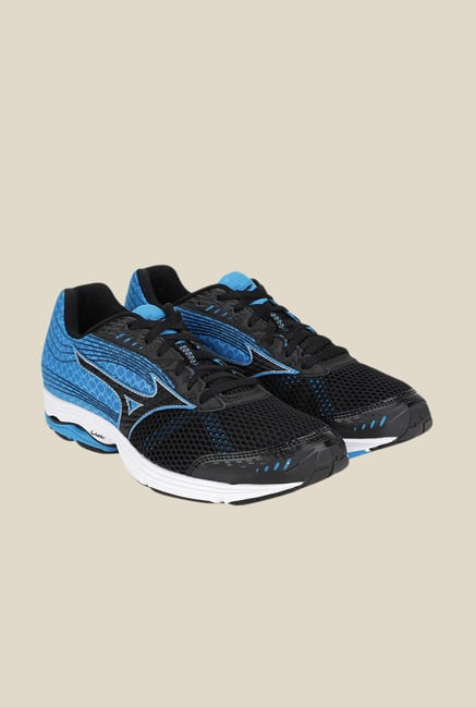 Mizuno Wave Sayonara 3 Black & Blue Running Shoes Mizuno Wave Sayonara 3 Black & Blue Running Shoes