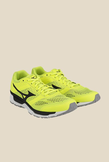Mizuno Synchro M Green & Black Running Shoes Mizuno Synchro M Green & Black Running Shoes