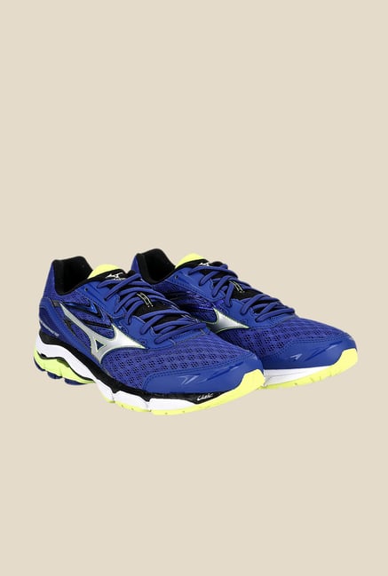 Mizuno Wave Inspire 12 Blue & Silver Running Shoes Mizuno Wave Inspire 12 Blue & Silver Running Shoes