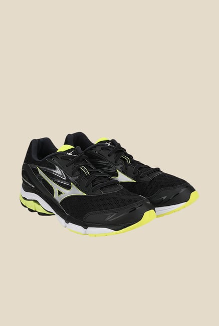 Mizuno Wave Inspire 12 Black & Silver Running Shoes Mizuno Wave Inspire 12 Black & Silver Running Shoes