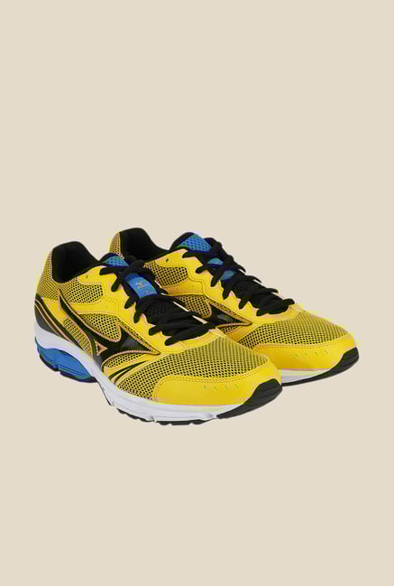 Mizuno Wave Impetus 3 Yellow & Black Running Shoes Mizuno Wave Impetus 3 Yellow & Black Running Shoes