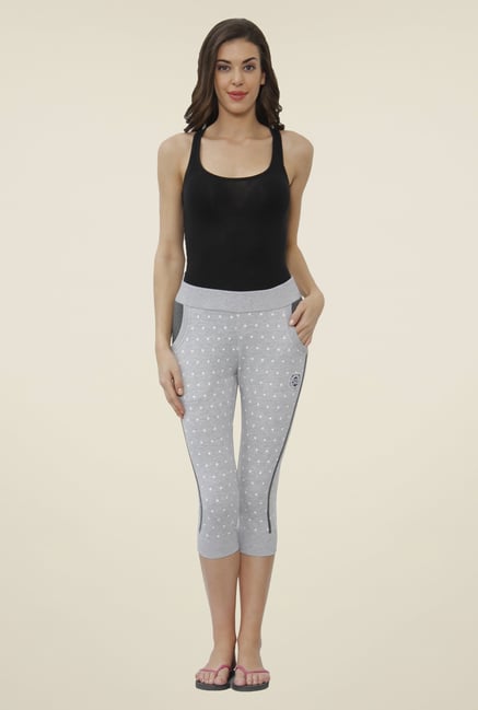Sweet Dreams Grey Printed Capris Sweet Dreams Grey Printed Capris