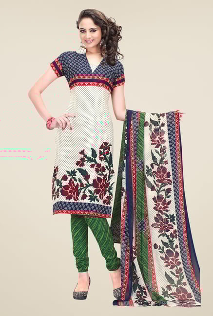 Salwar Studio Multicolor Cotton Dress Material Salwar Studio Multicolor Cotton Dress Material